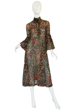 1960s Lee Bender for Bus Stop Bell Sleeve Dress