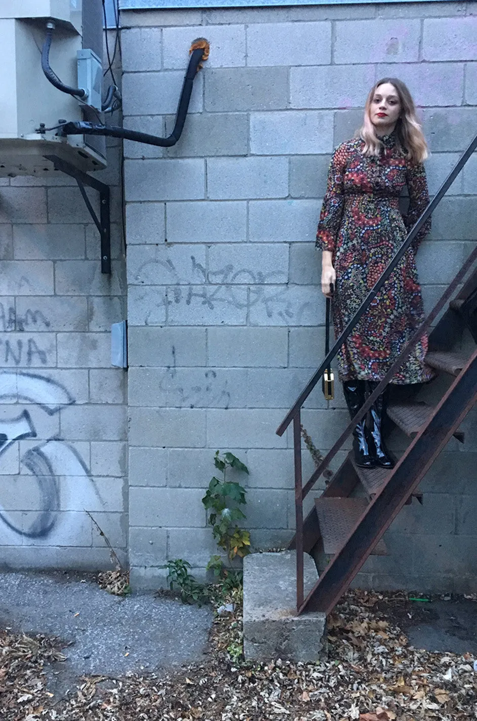 1960s Lee Bender for Bus Stop Bell Sleeve Dress