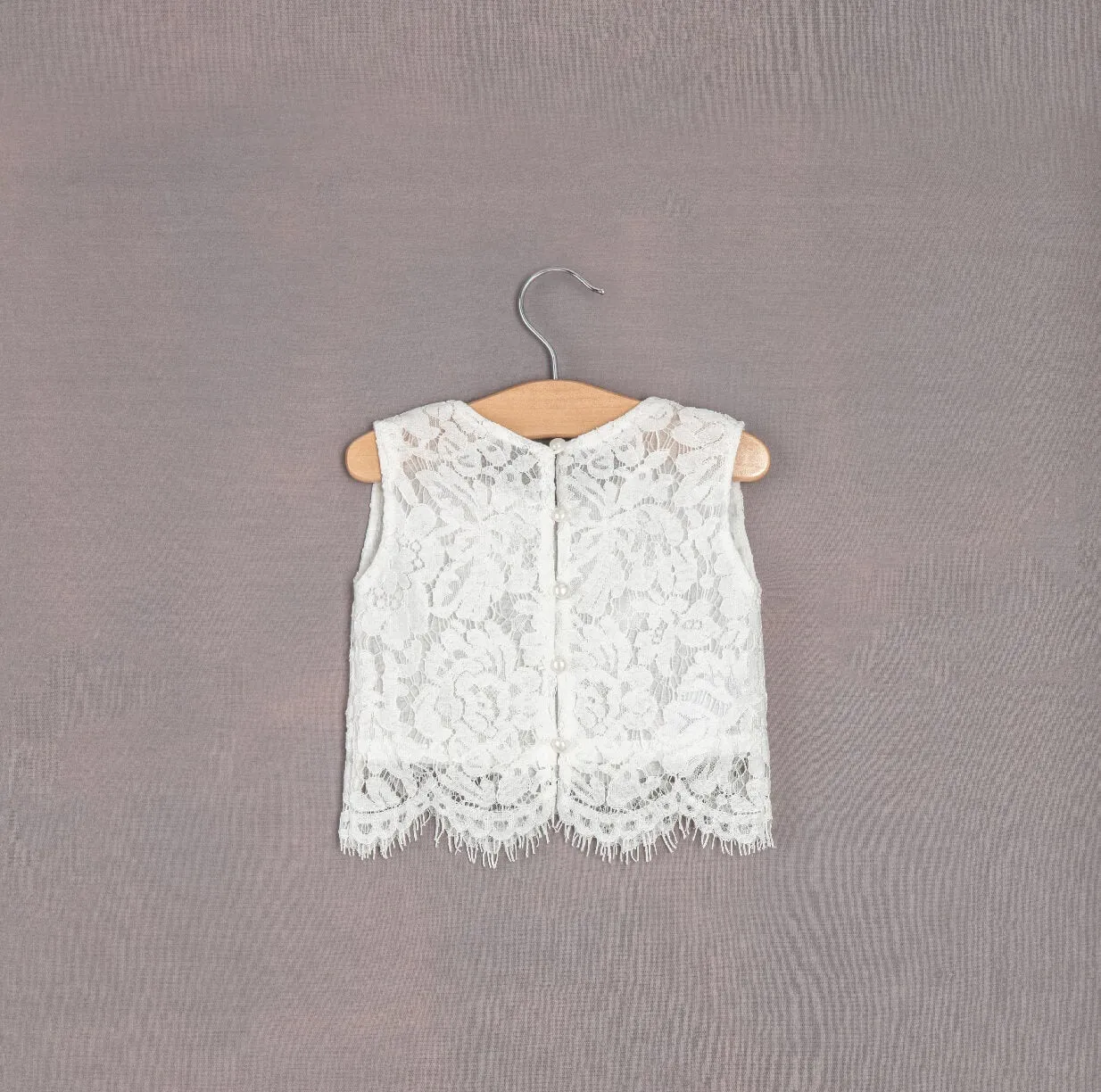 Baby Ophelia Couture Set - Ivory White