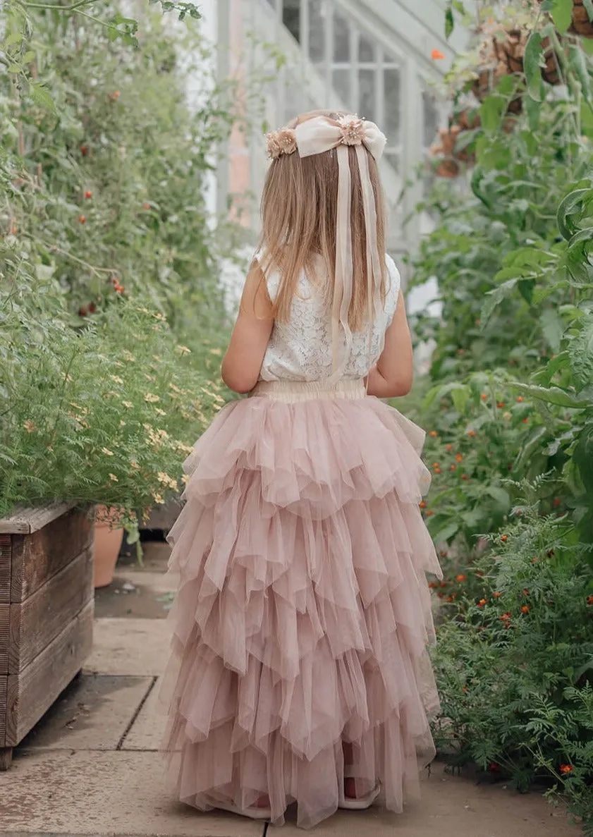 Baby Ophelia Couture Set - Latte