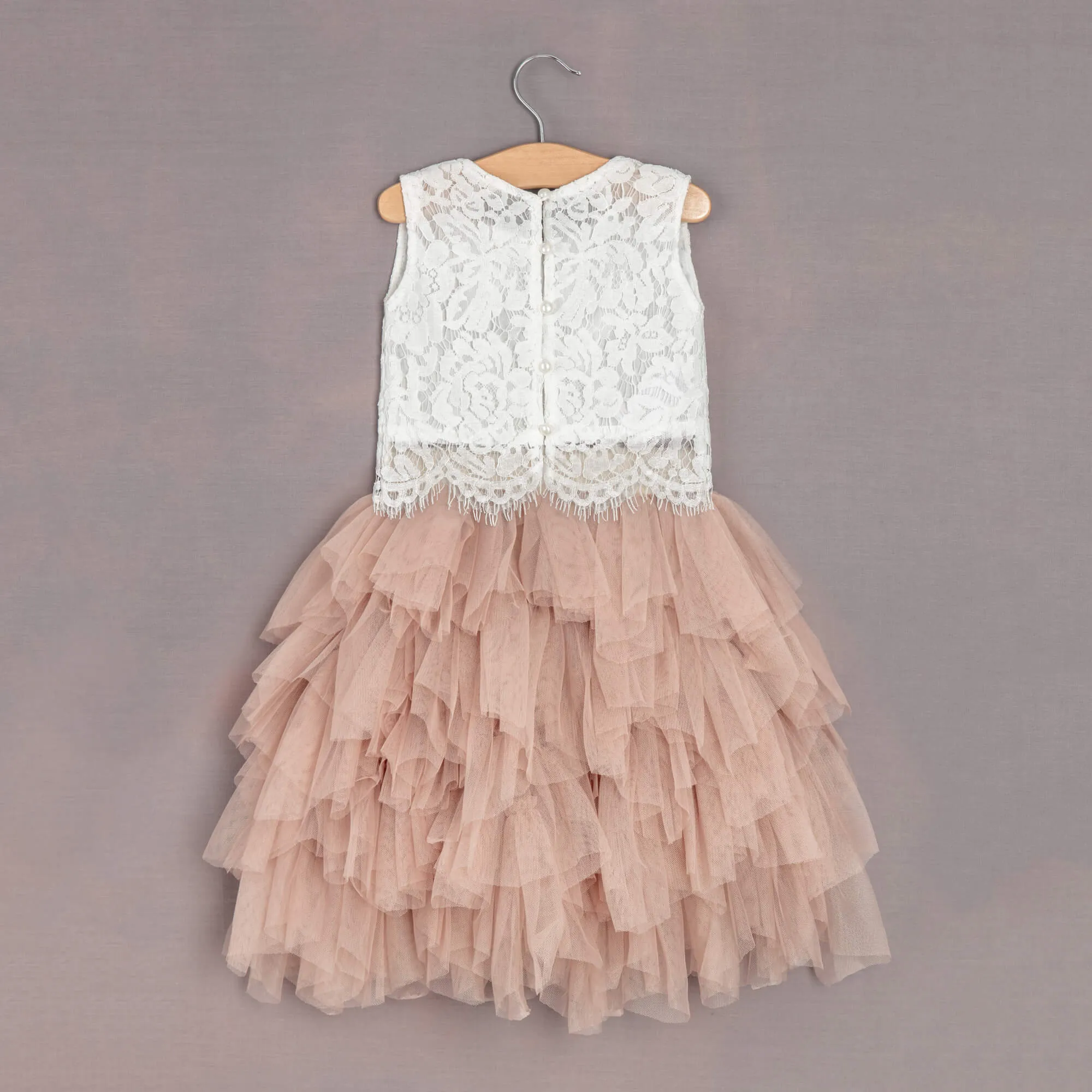 Baby Ophelia Couture Set - Latte