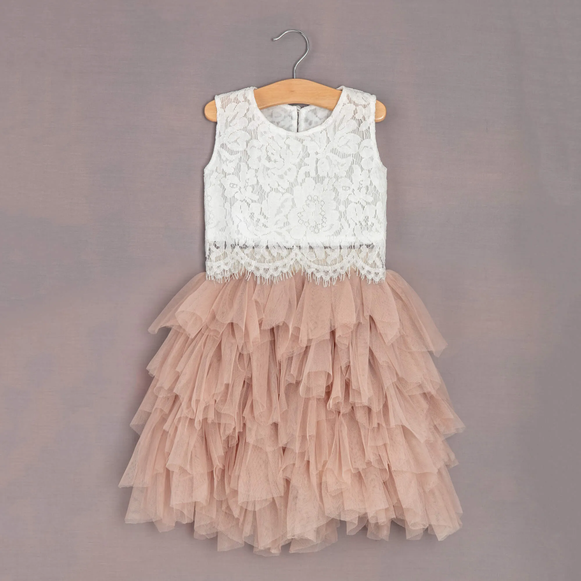 Baby Ophelia Couture Set - Latte