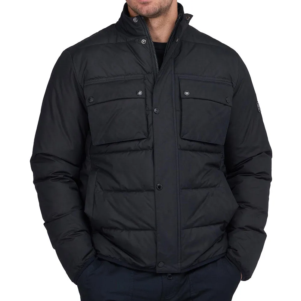 Barbour International Transmission Throttle Baffle Quilted Jacket - Black