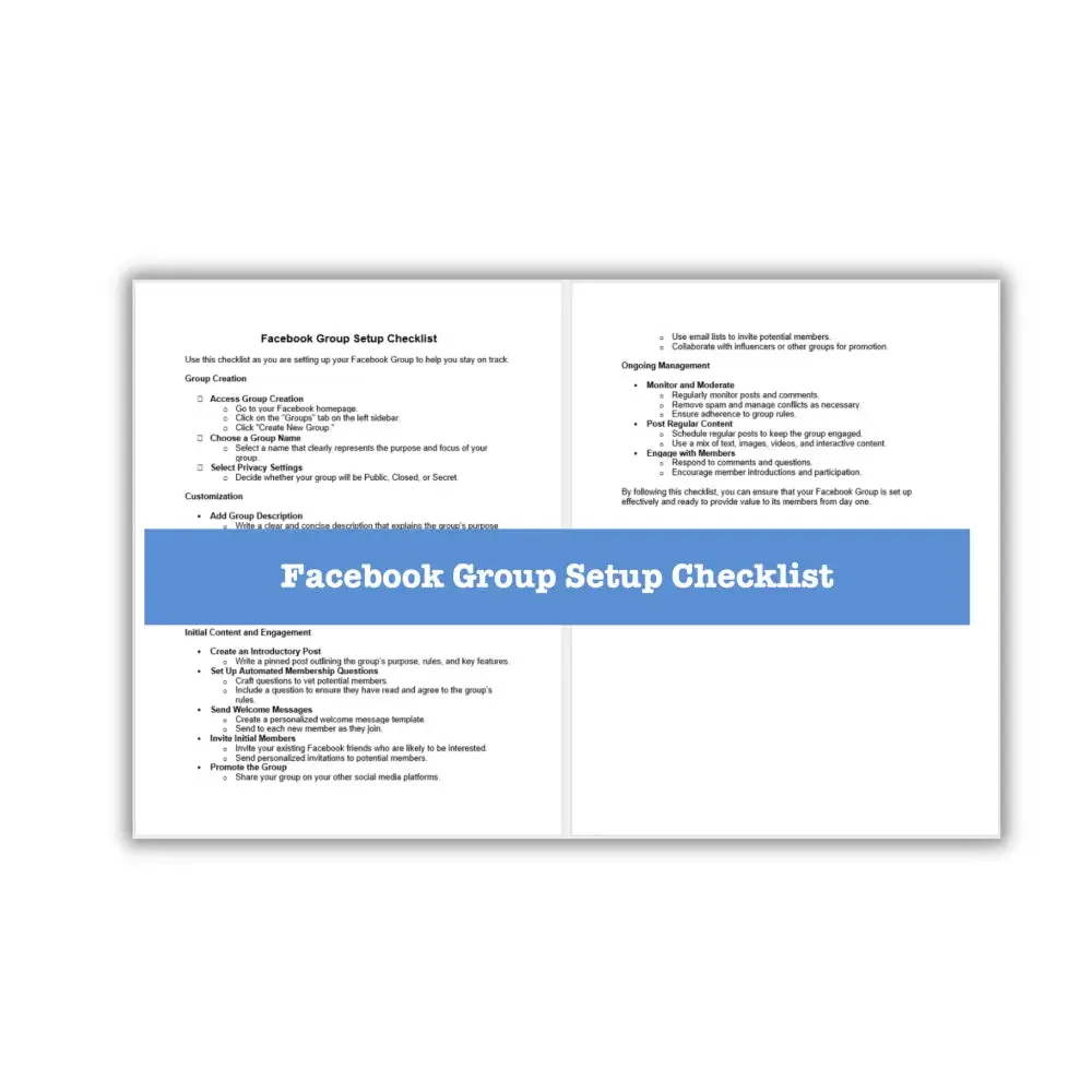 Building Your Dynamic Community with Facebook Groups Guide   Templates