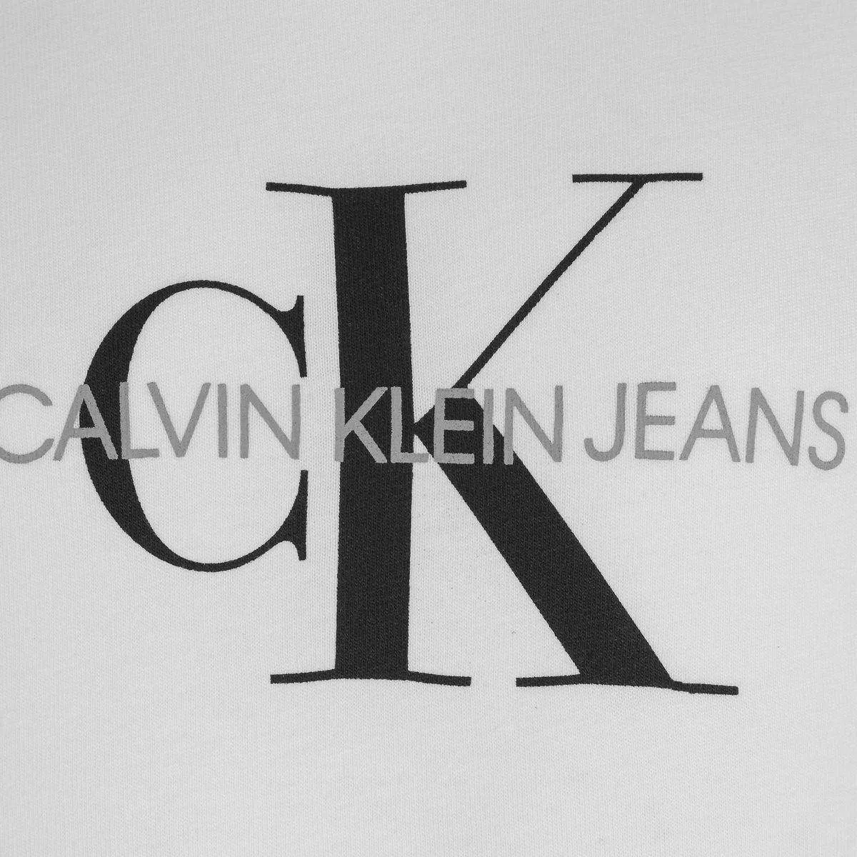 Calvin Klein Unisex Cotton Monogram Logo T-Shirt