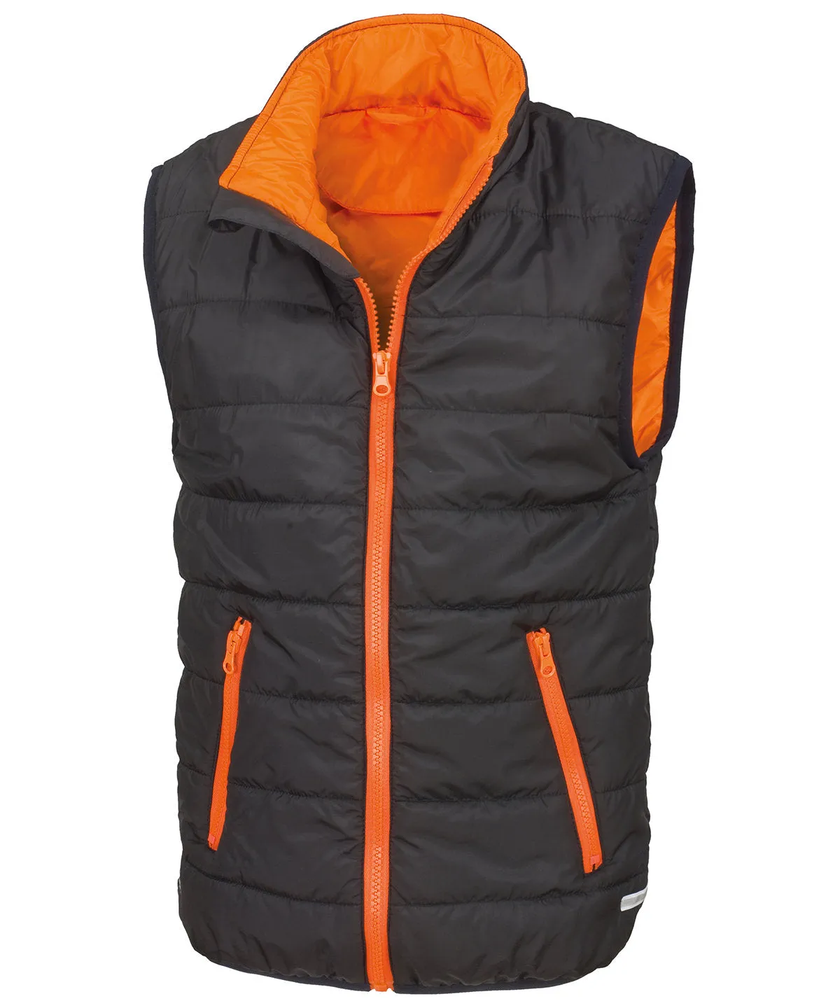 Core junior bodywarmer | Black/Orange