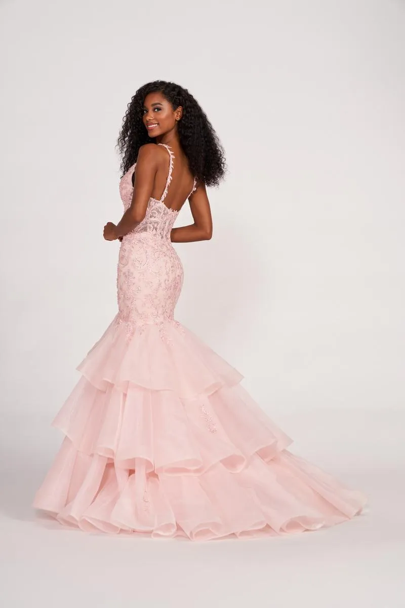 Ellie Wilde Sleeveless Mermaid Prom Dress EW34082