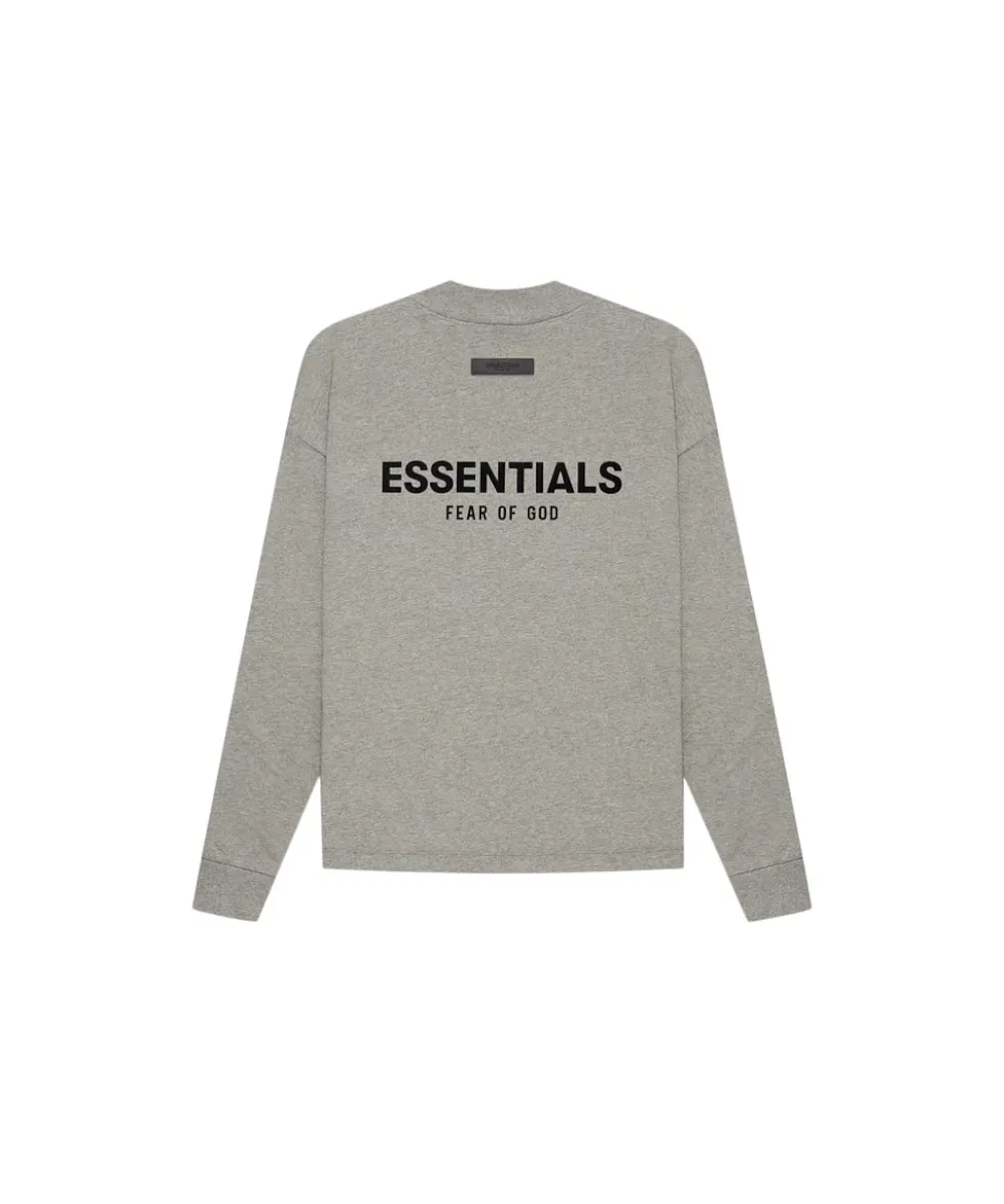 Fear Of God ESSENTIALS Long Sleeve Tee (Dark Oatmeal)
