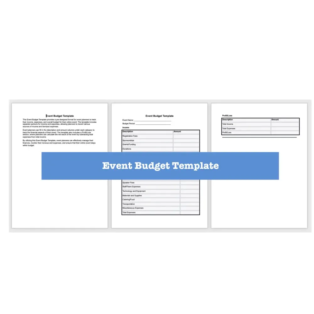 Hosting Business Events Templates    Guide with PLR Rights