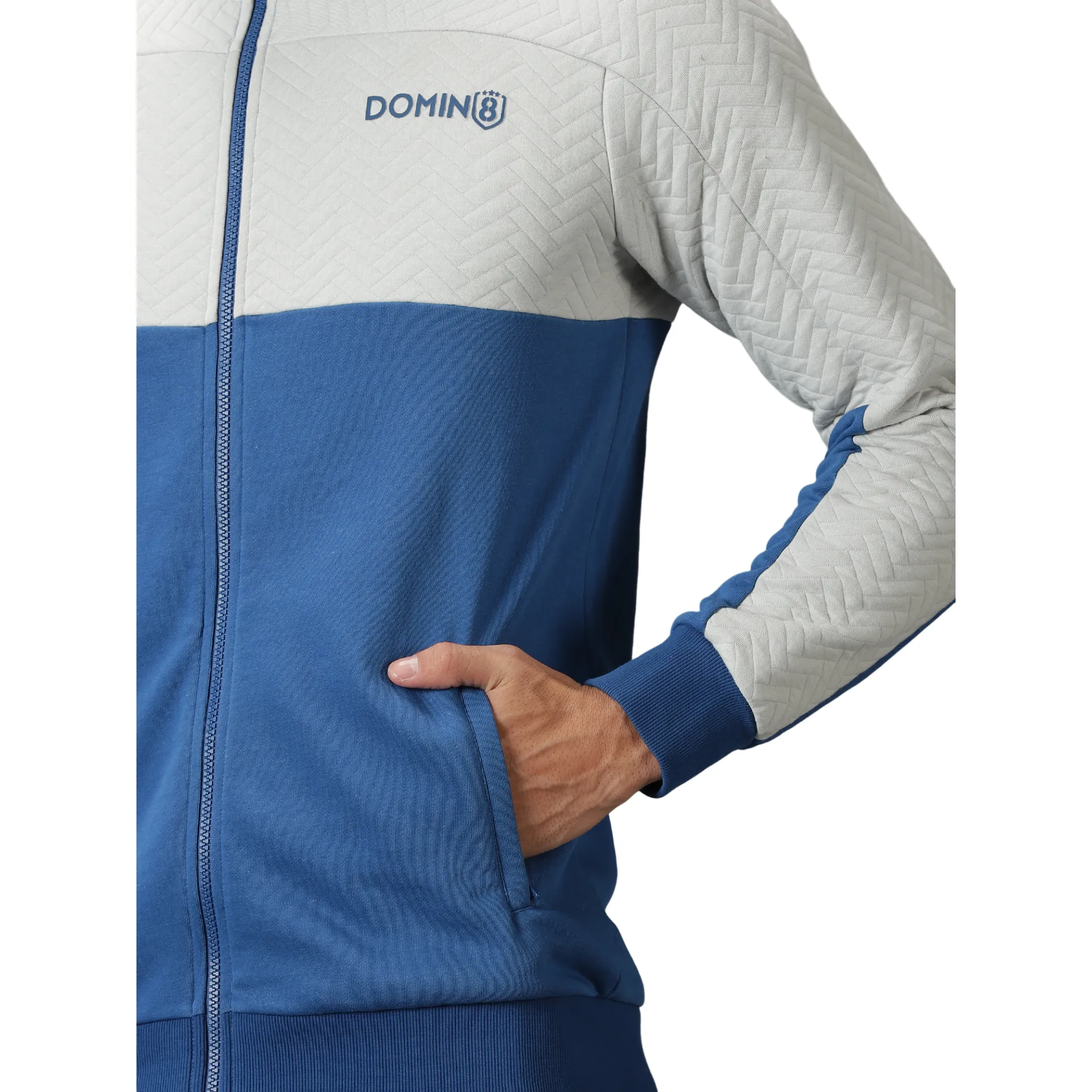 Men's Quilted Colour Block Training Track Suit