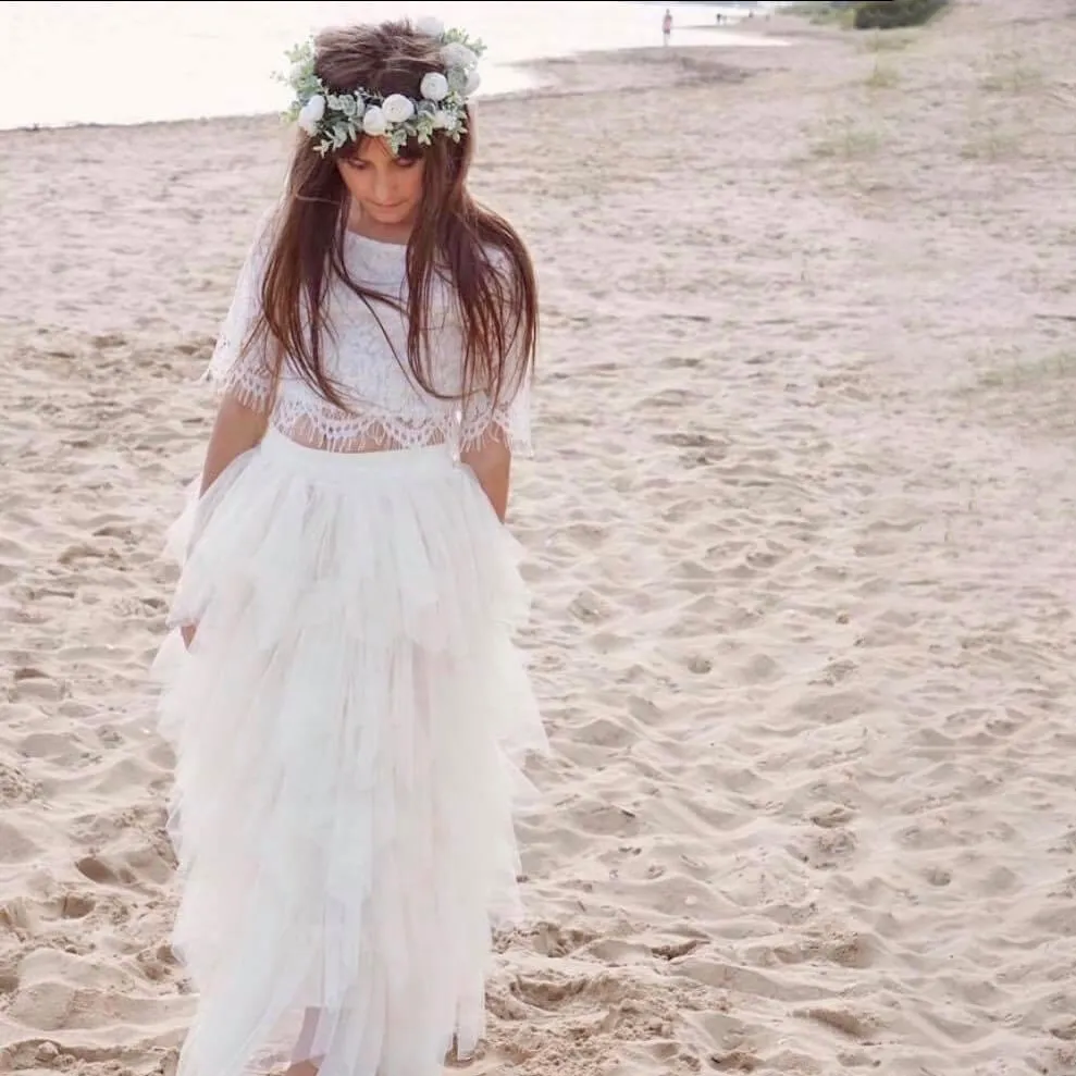 Ophelia Couture Set - Ivory White