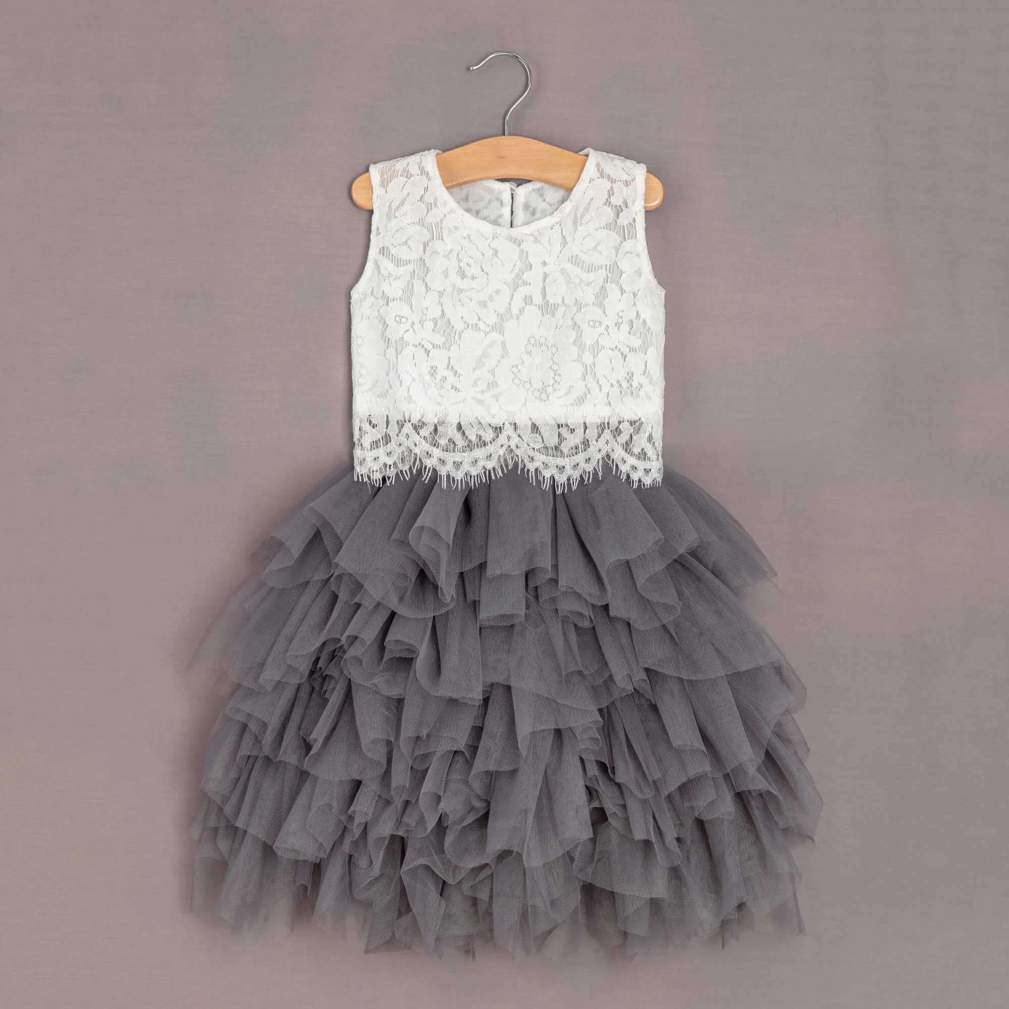 Ophelia Couture Set - Slate Grey