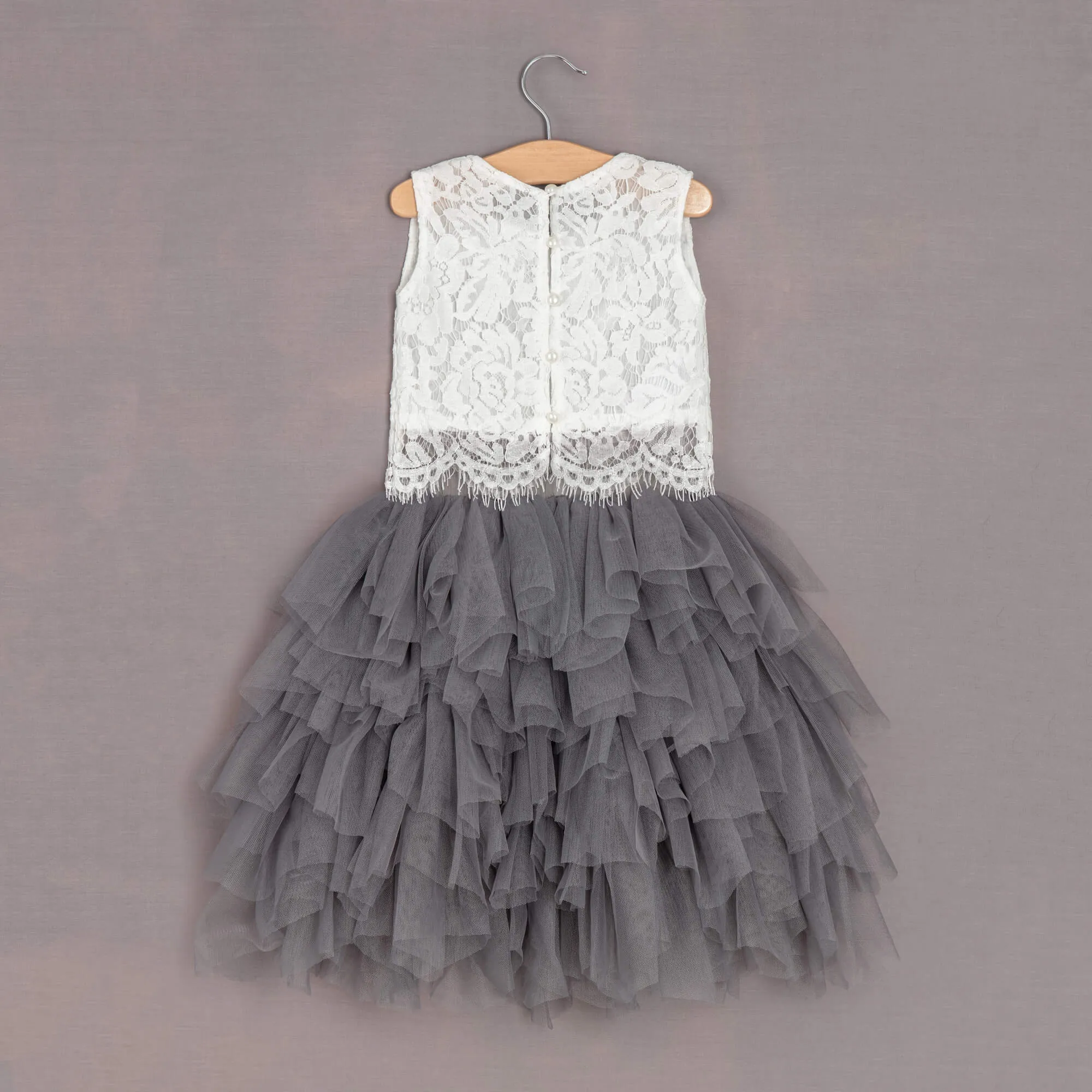 Ophelia Couture Set - Slate Grey