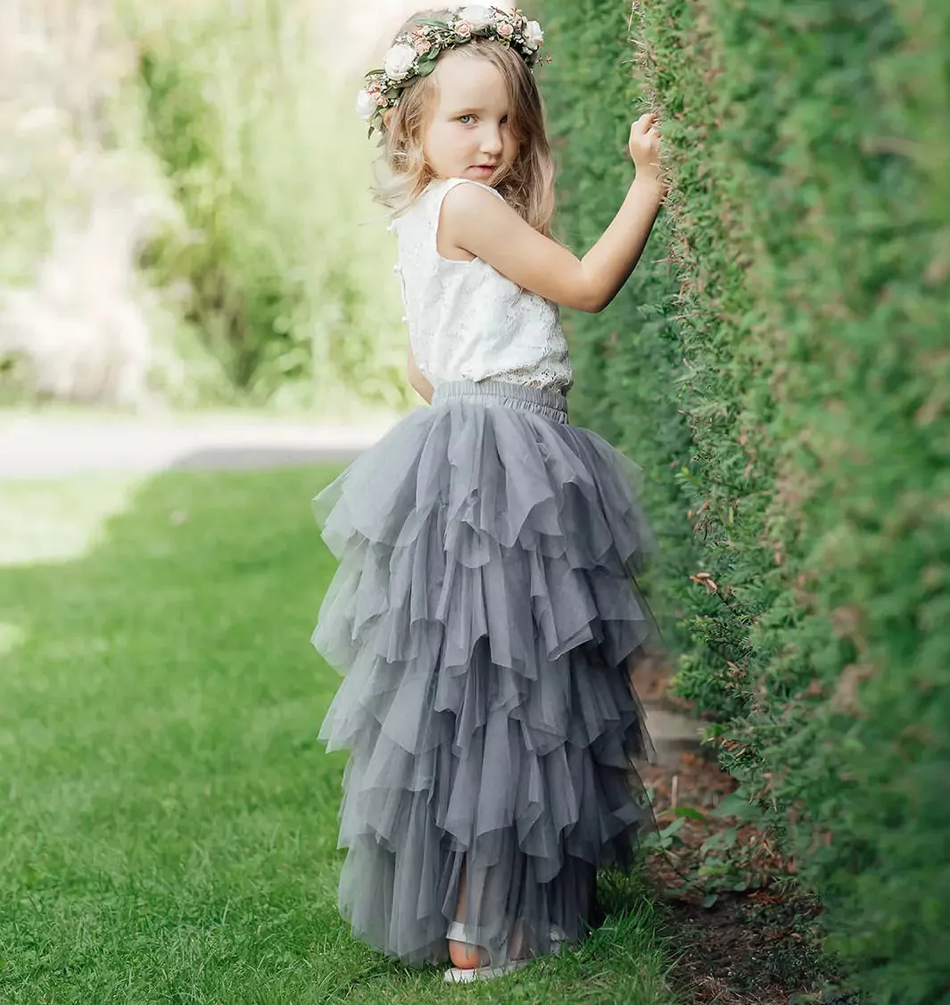 Ophelia Couture Set - Slate Grey