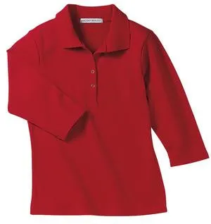 Port Authority - Ladies 3/4 Sleeve 2-Snap Sport Shirt.  L462