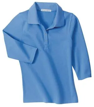 Port Authority - Ladies 3/4 Sleeve 2-Snap Sport Shirt.  L462