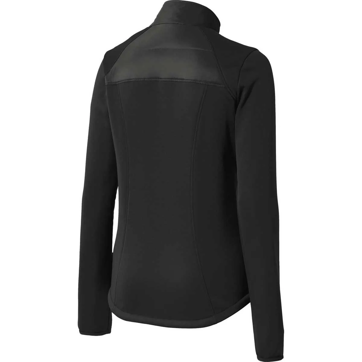 Port Authority Women's Deep Black Hybrid Soft Shell Jacket