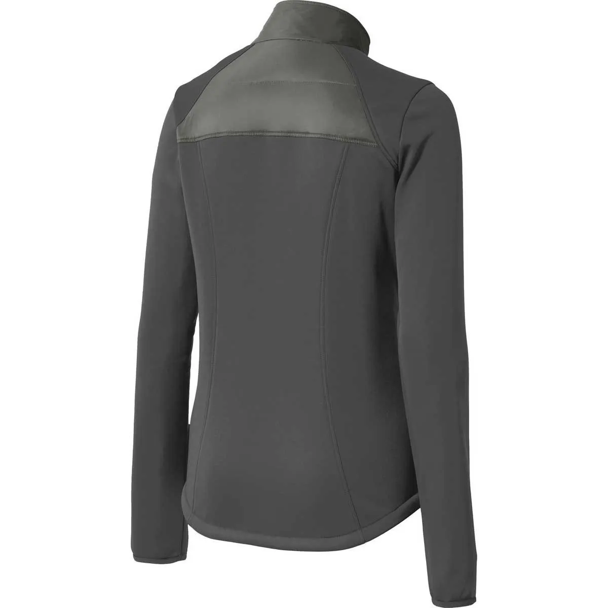 Port Authority Women's Smoke Grey/Grey Steel Hybrid Soft Shell Jacket