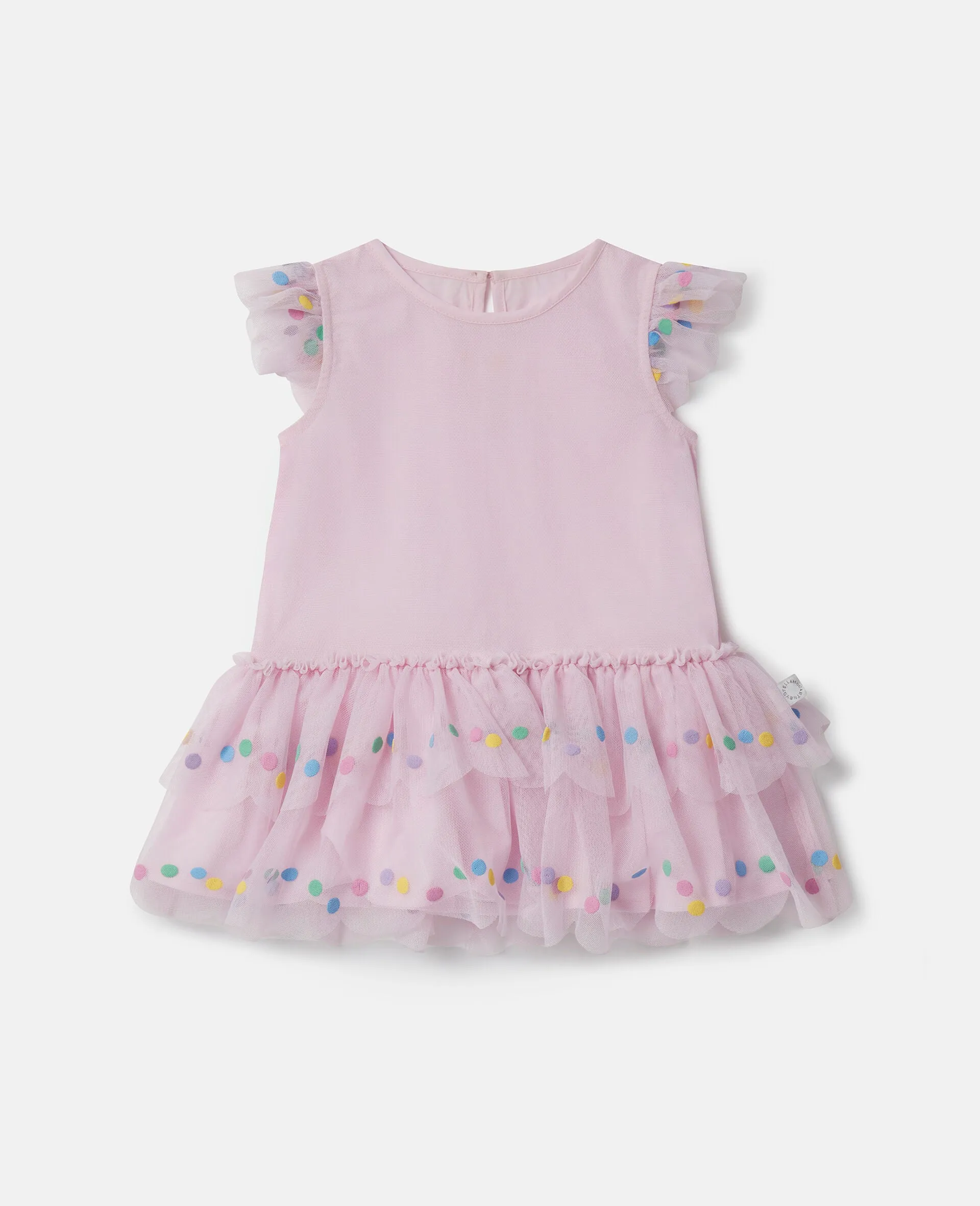 Sleeveless Tulle Confetti Dot Dress - Stella McCartney SS24