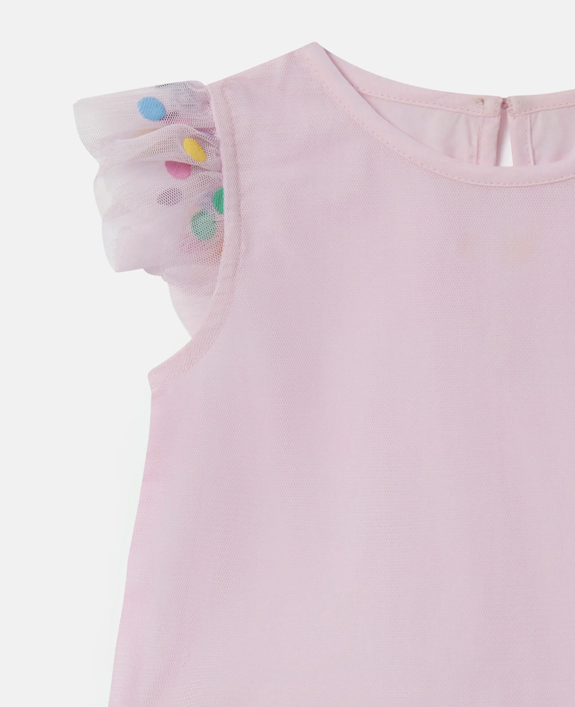 Sleeveless Tulle Confetti Dot Dress - Stella McCartney SS24