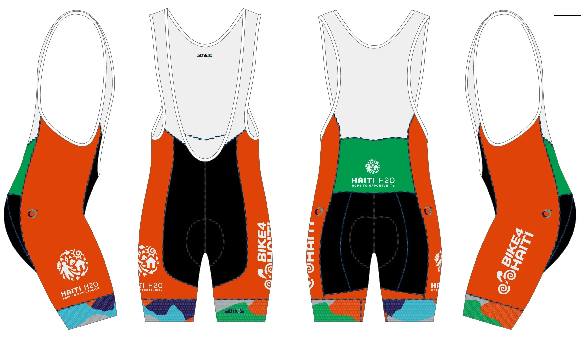Squad One Bib-Short Men's - Bike 4 Haiti