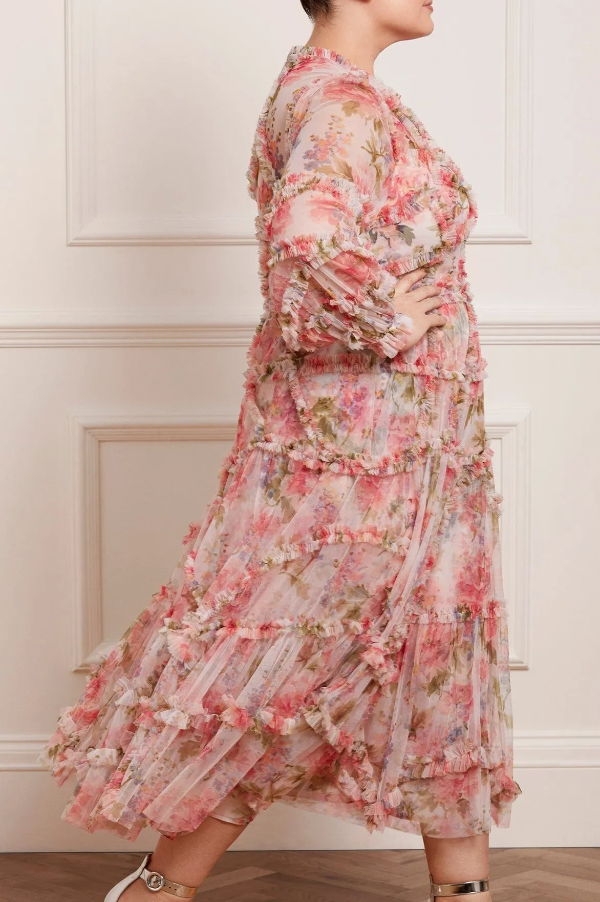 Summer Song Diamond Ruffle Ballerina Dress