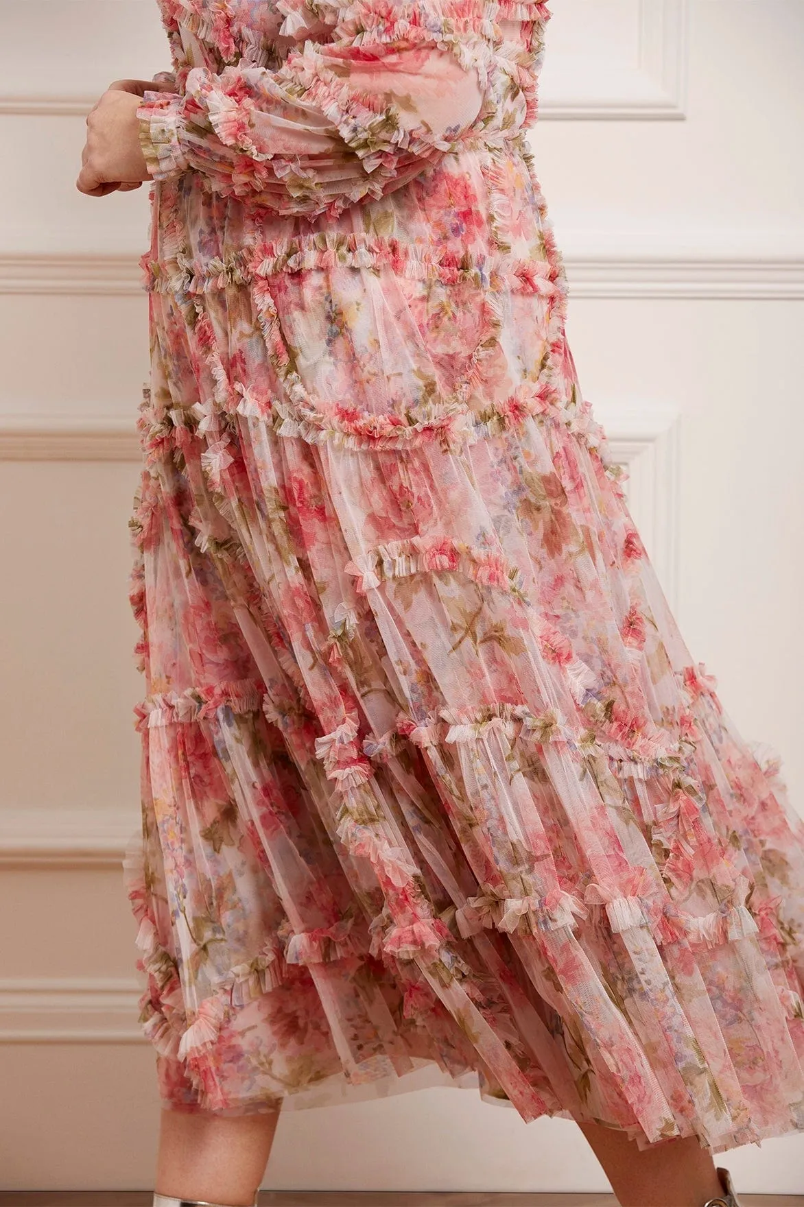 Summer Song Diamond Ruffle Ballerina Dress