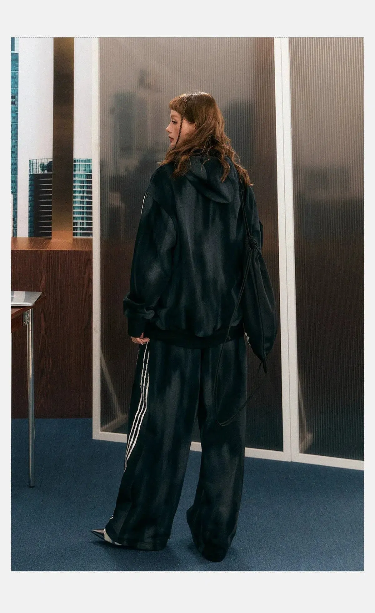 Tom Smudged Overall Sports Hoodie & Sweatpants Set