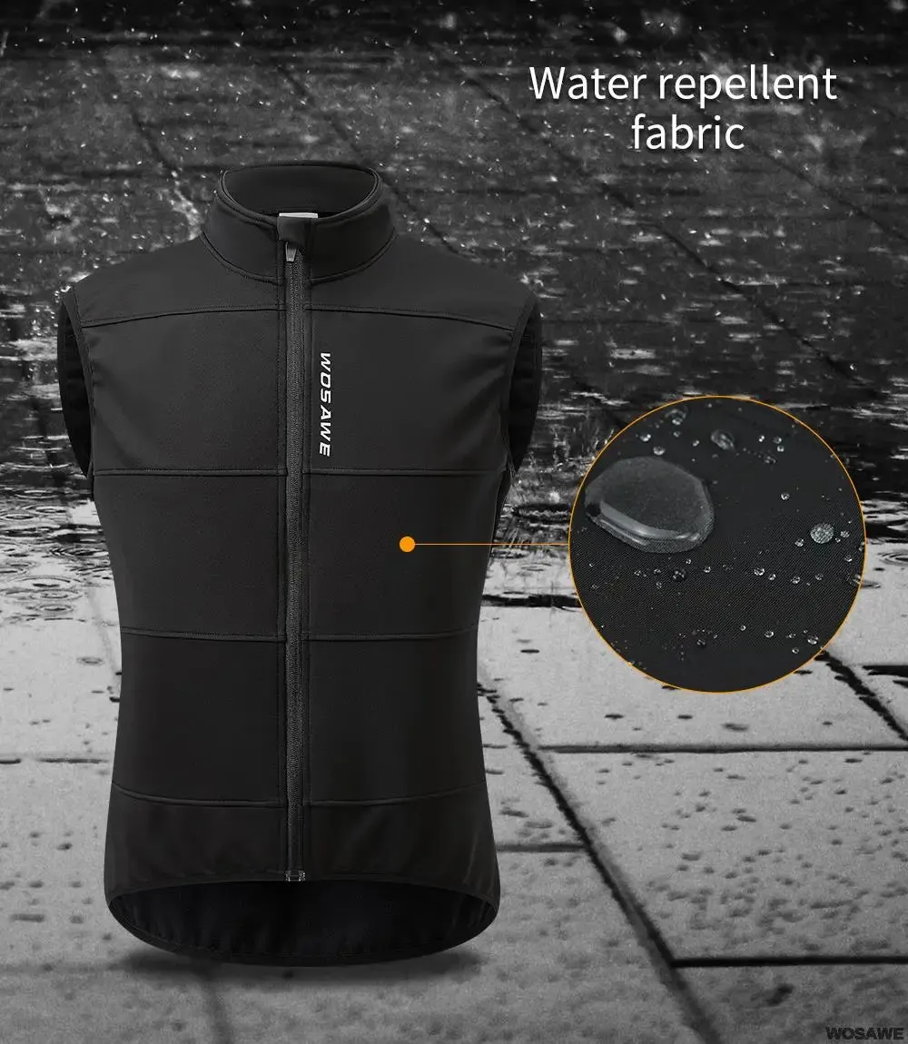 Windproof Winter Cycling Gilet for Men
