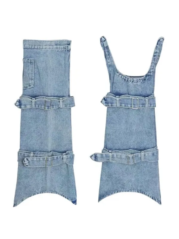 Y2k denim leg warmers